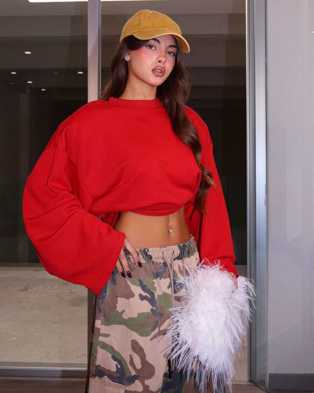 HOODIE SIMPLE CROP