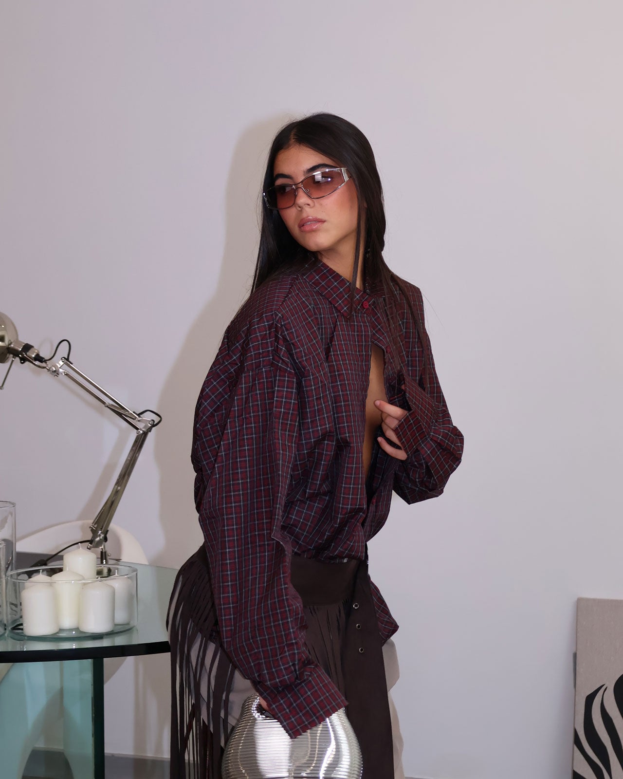 CAMICIA SFUMATURE DI ACERO