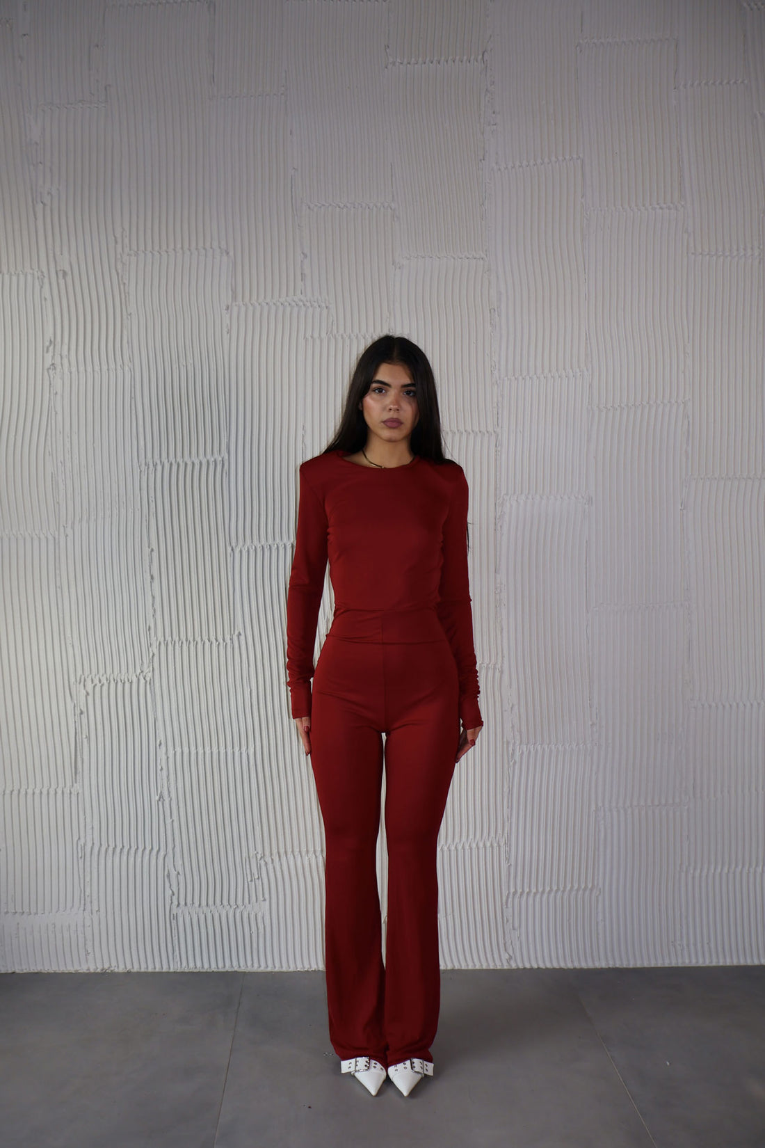 JUMPSUIT DELLA VITA CHERRY