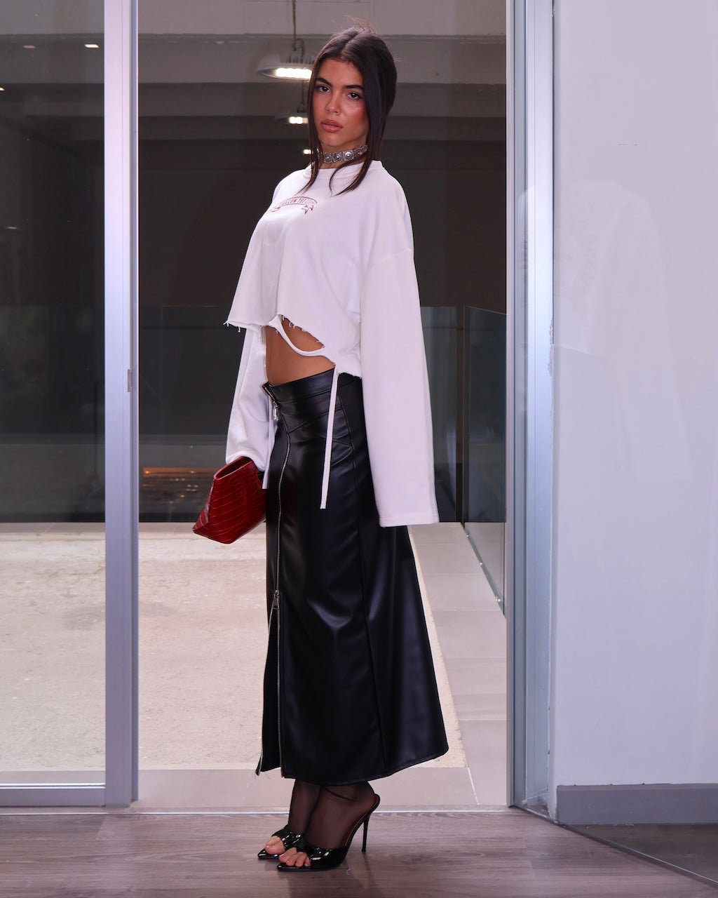 HARLEY MIDI SKIRT