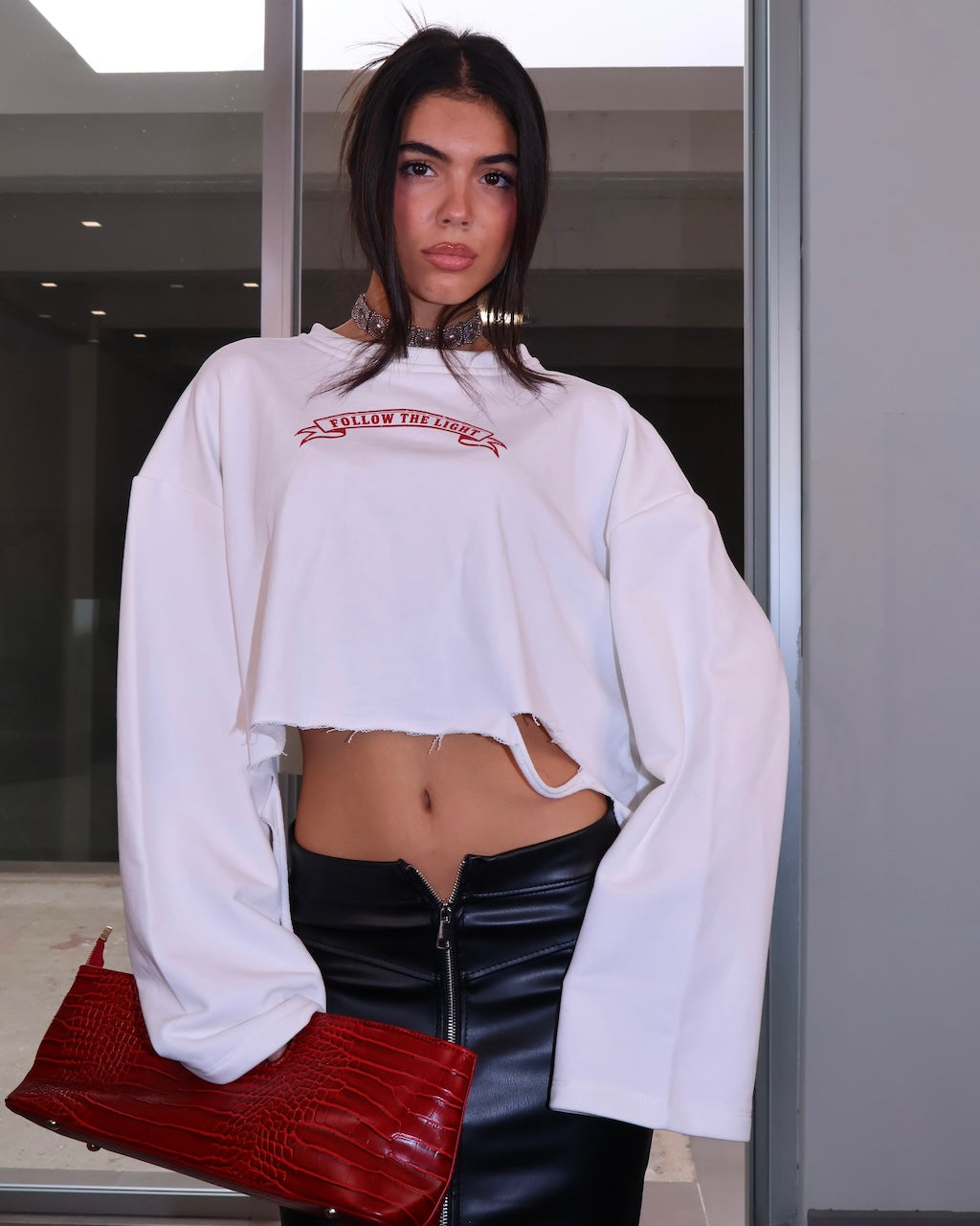 SHIRT CROP FOLLOWED