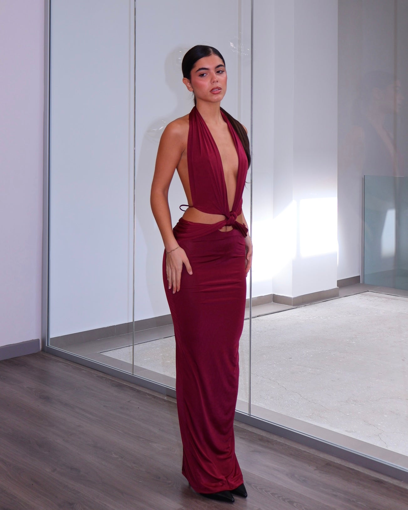 DRESS FERITA APERTA