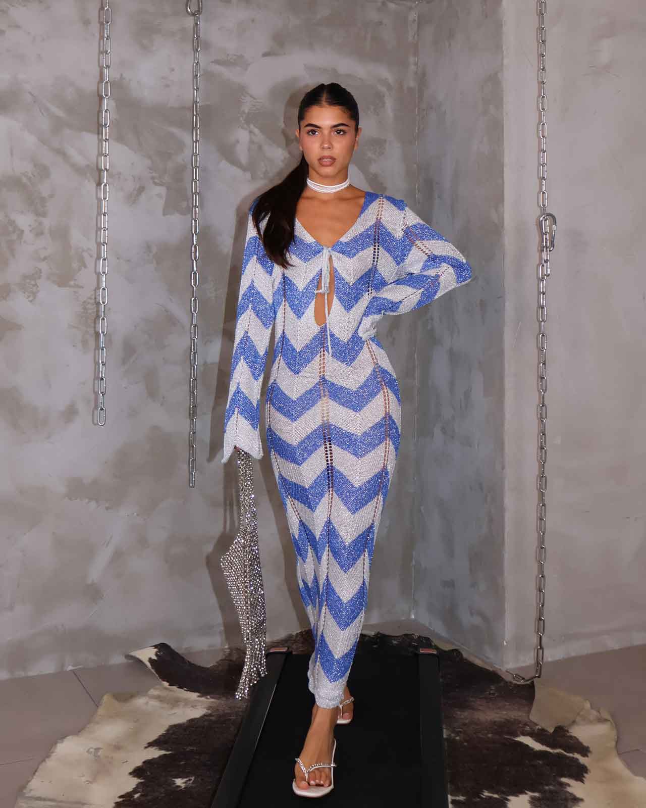 DRESS ONDA MARINA