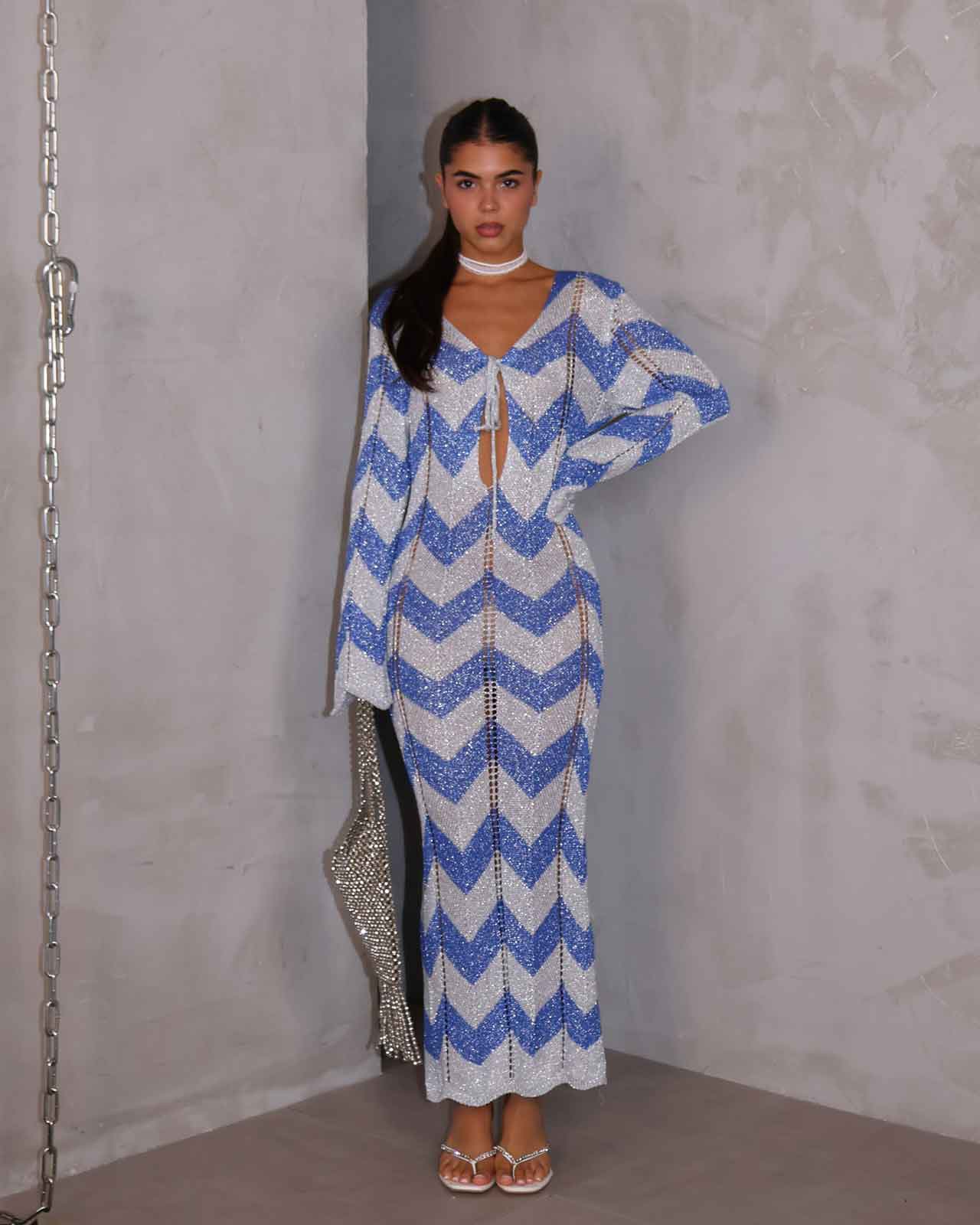DRESS ONDA MARINA