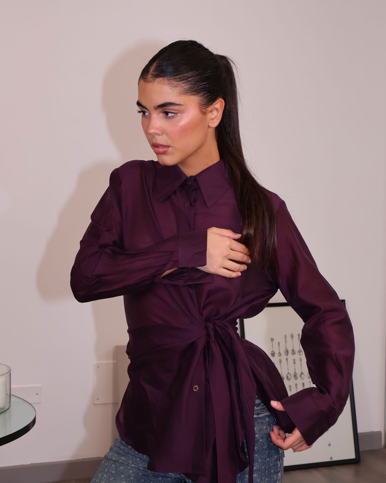 CAMICIA CON NODO