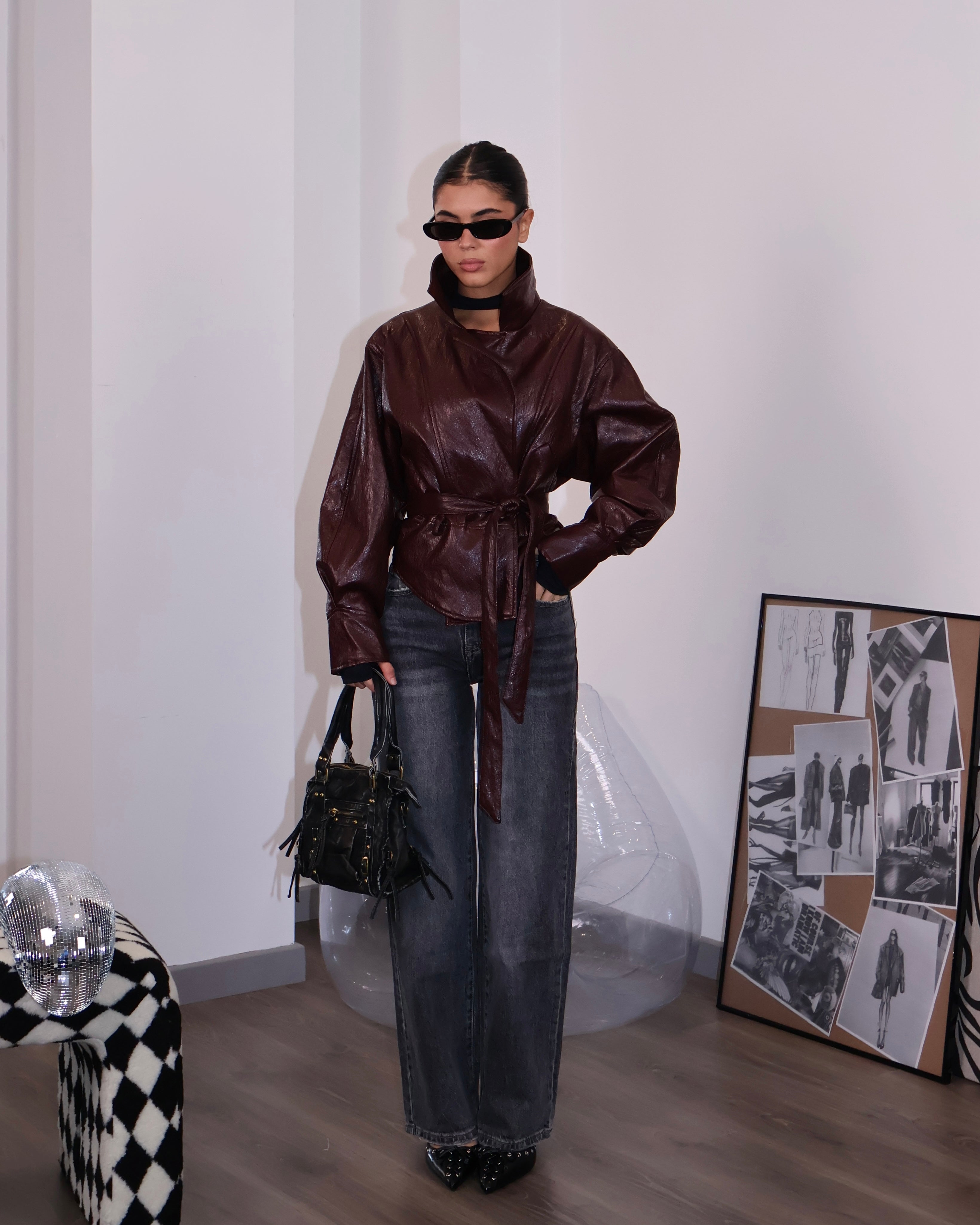 JACKET MARE DI ATTENZIONI VINO