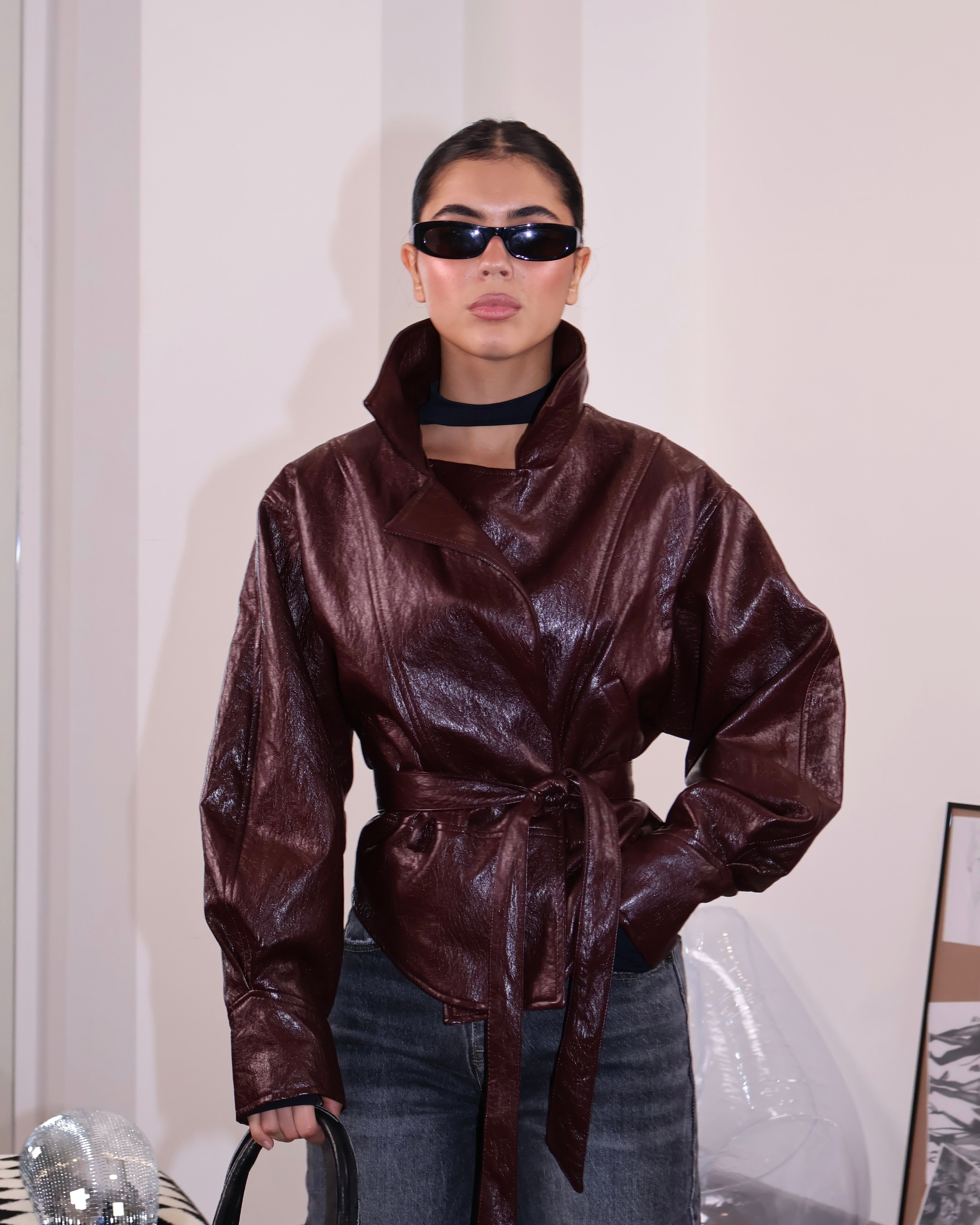 JACKET MARE DI ATTENZIONI VINO