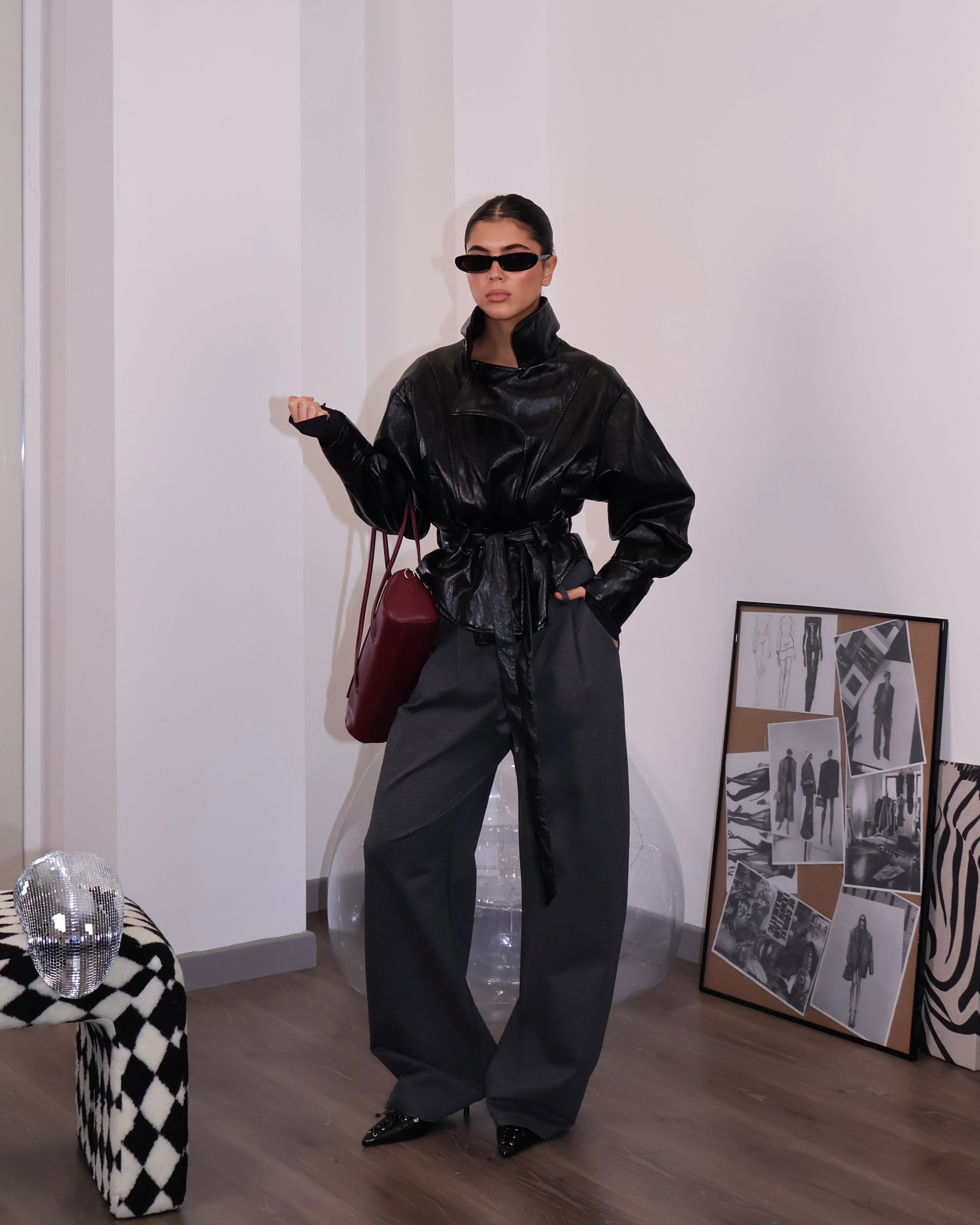 JACKET MARE DI ATTENZIONI NERO