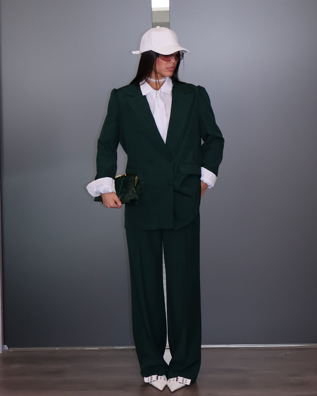 TAILLEUR BORGUNDY VERDE