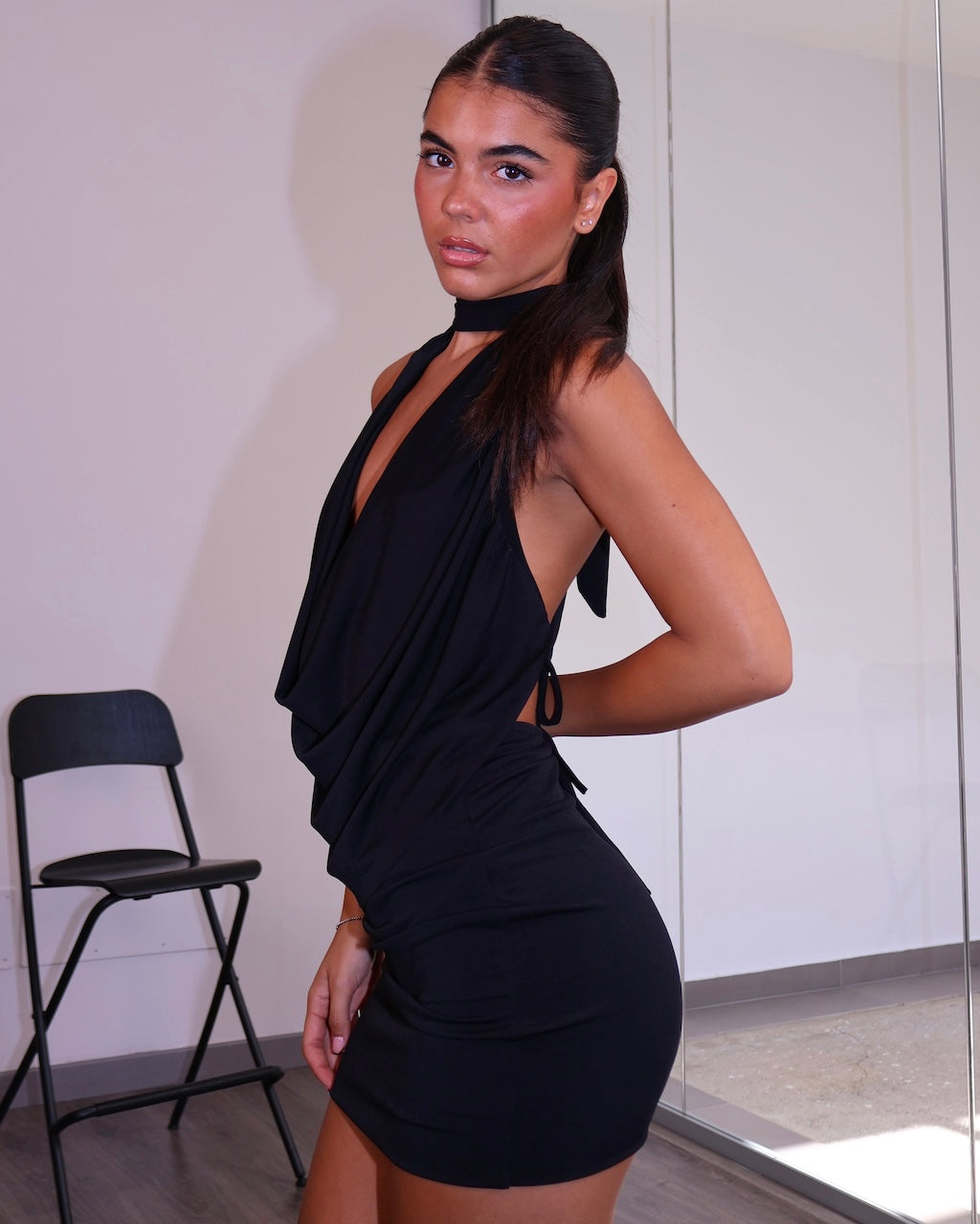 MINI DRESS DRAPPY