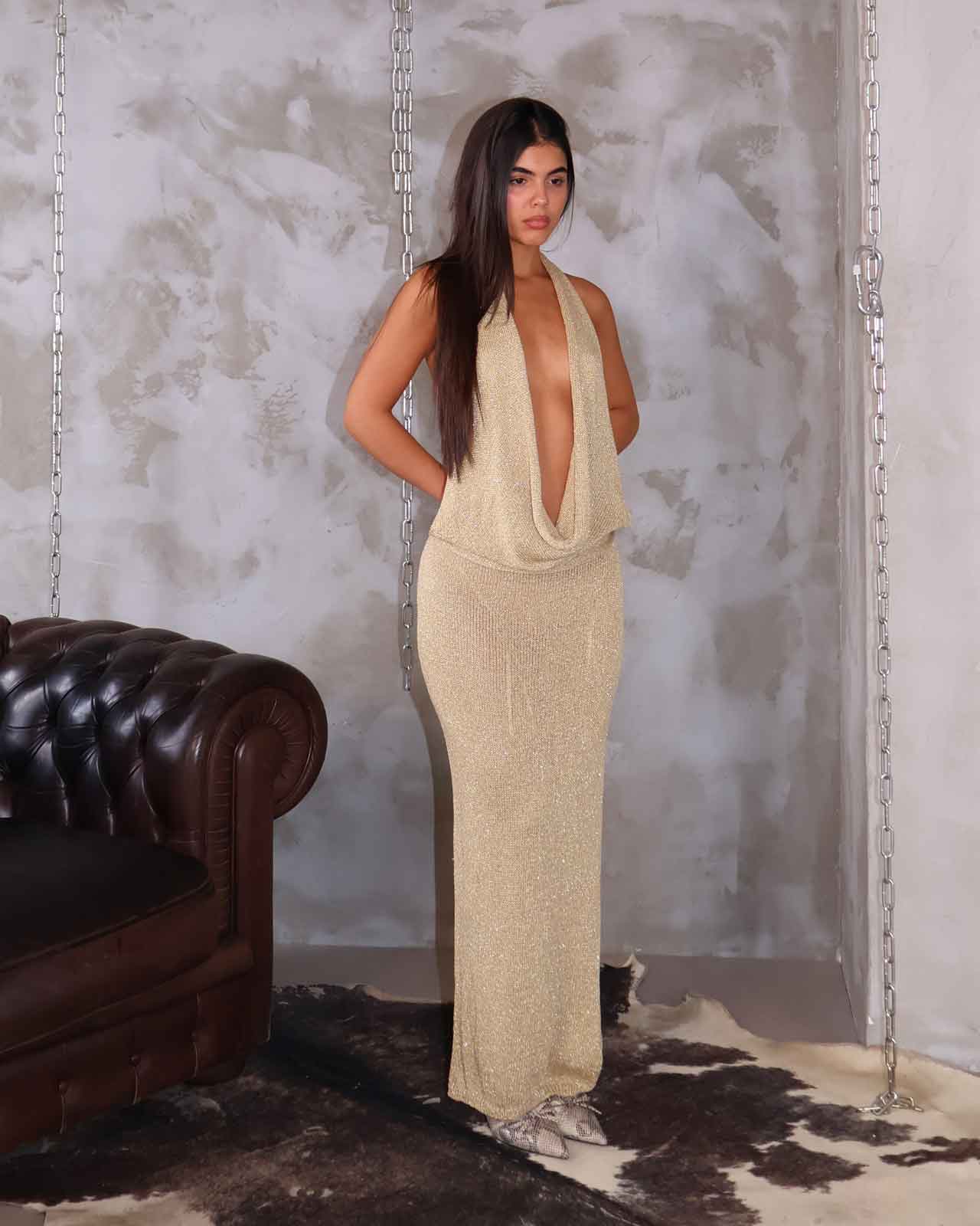 DRESS LAMÈE