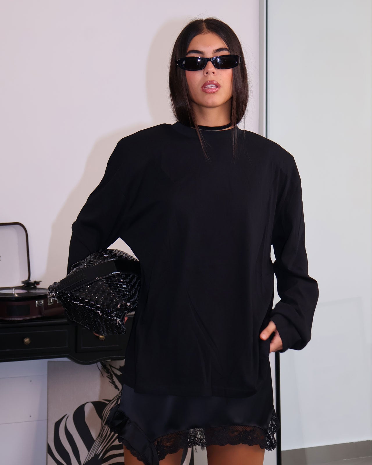 MAGLIA BRUMA CHIARA NERO
