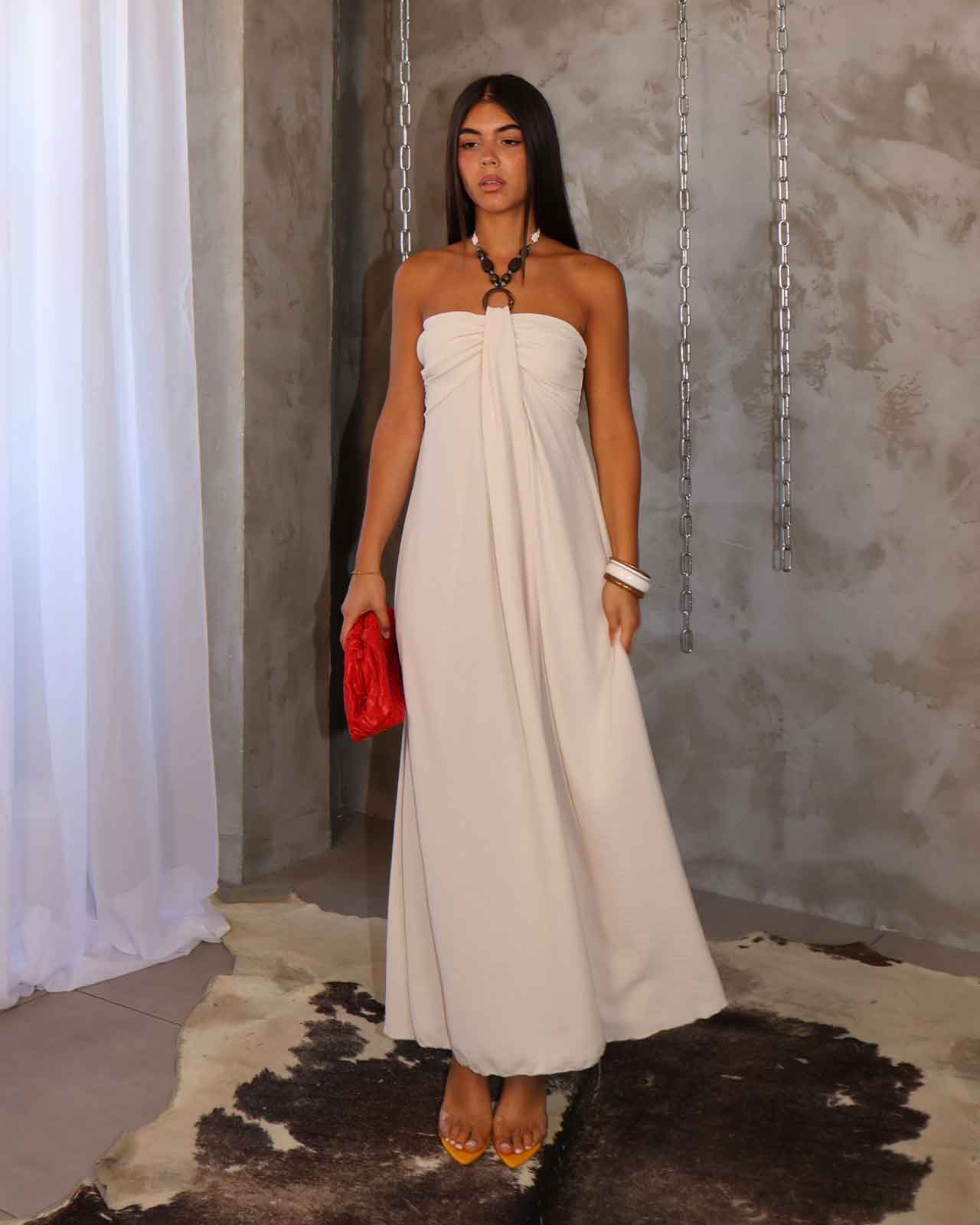 DRESS MADRE PERLA