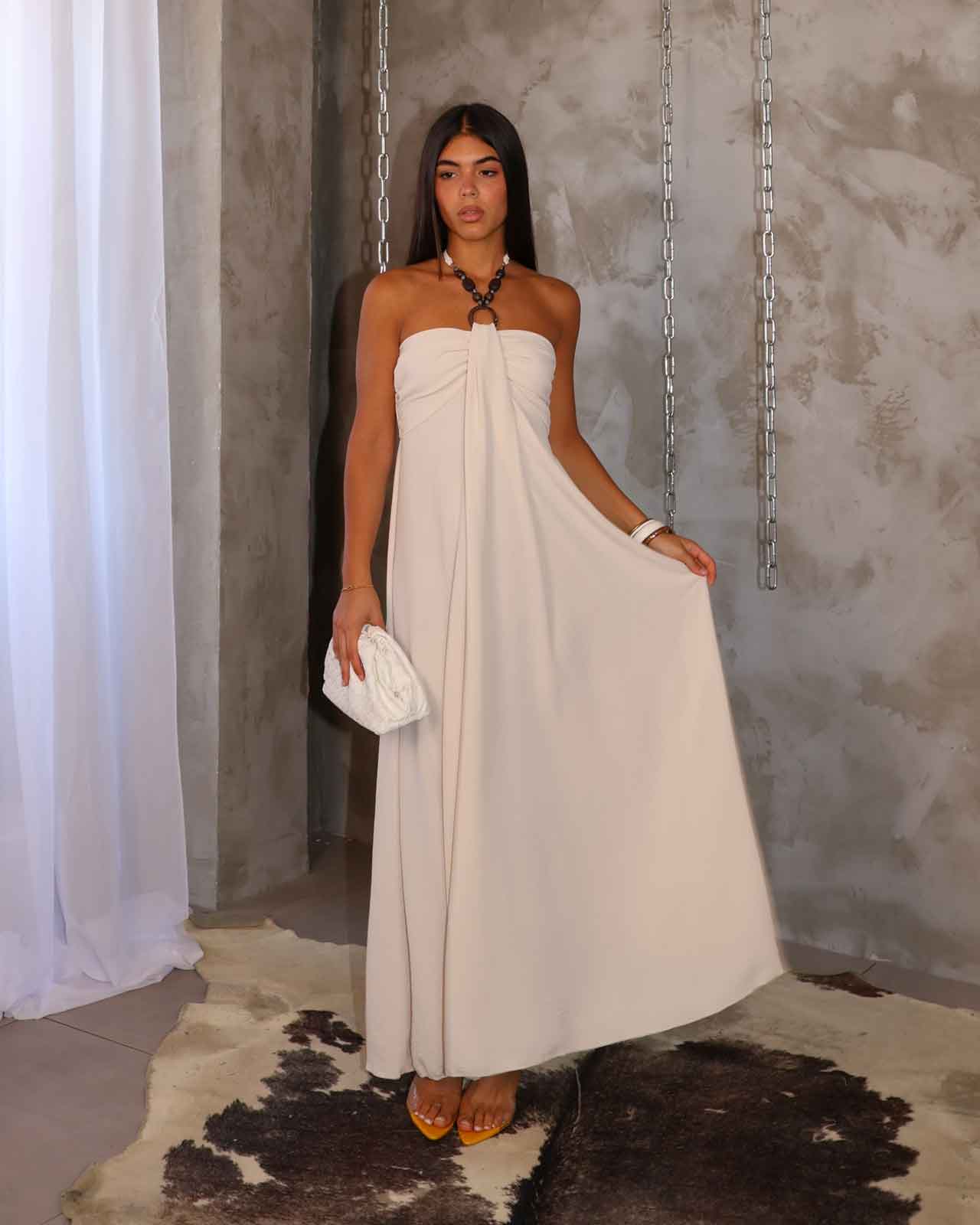 DRESS MADRE PERLA