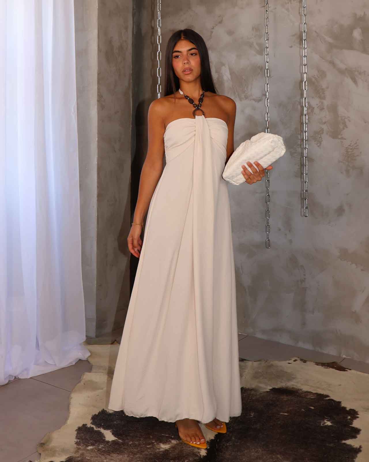 DRESS MADRE PERLA