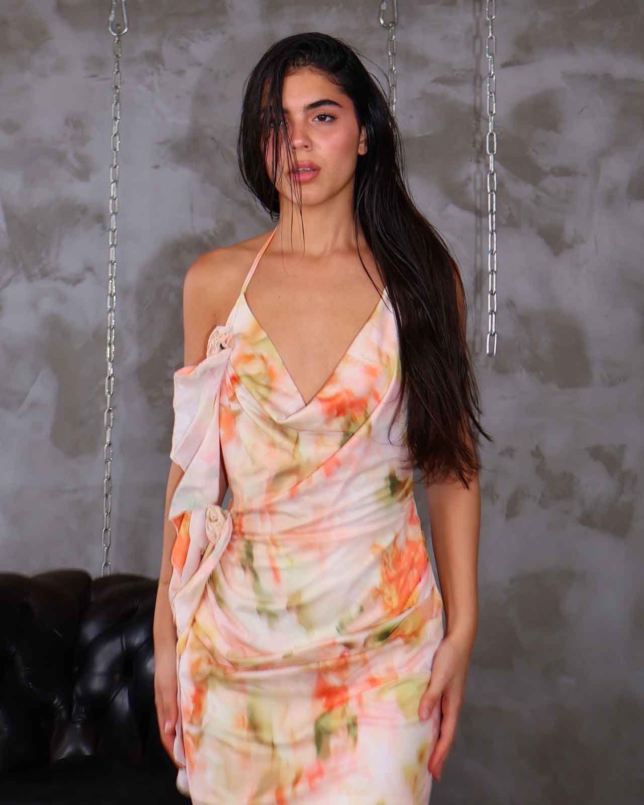 DRESS FIORI DI PESCO