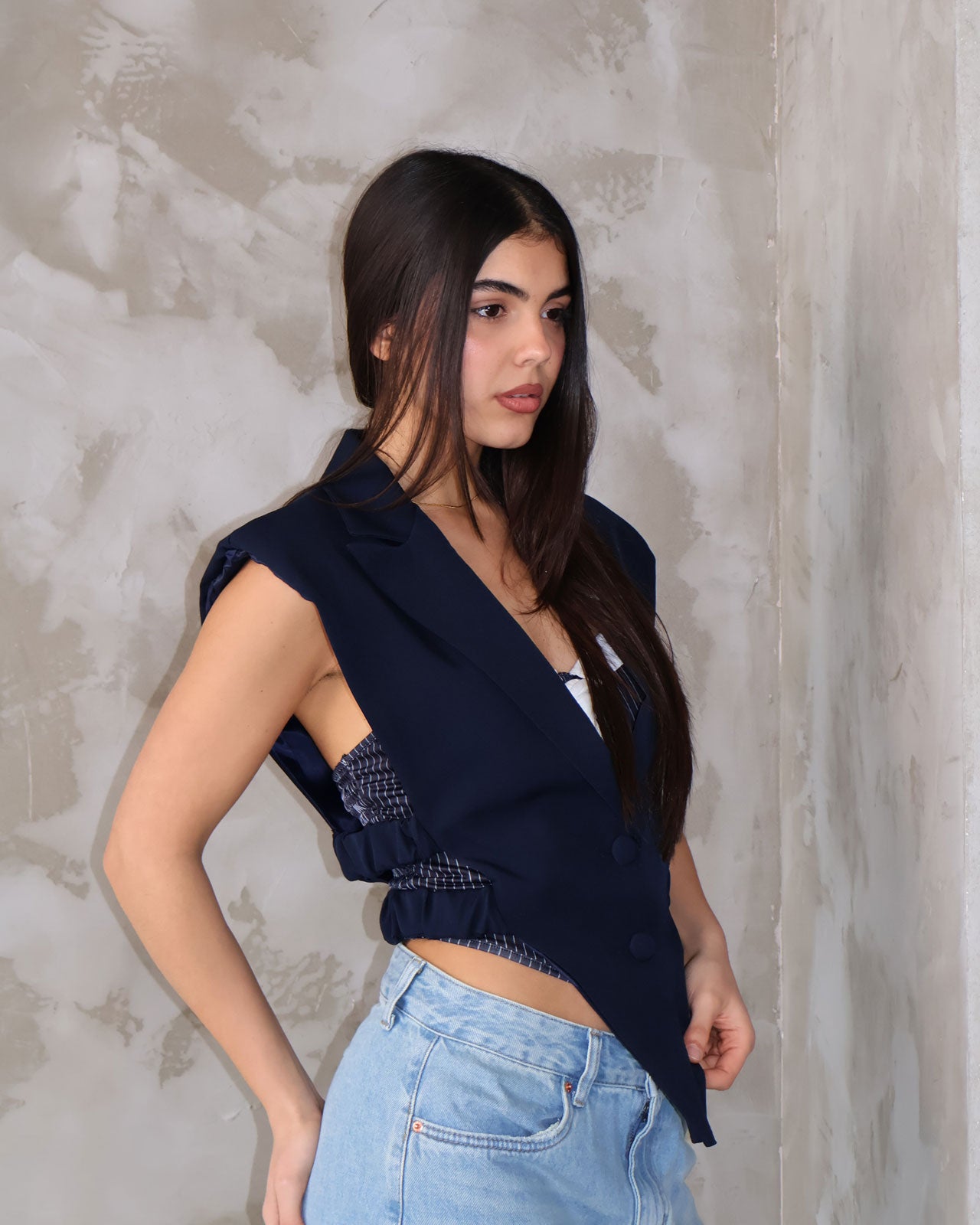 MINI JACKET TWO STRIPES