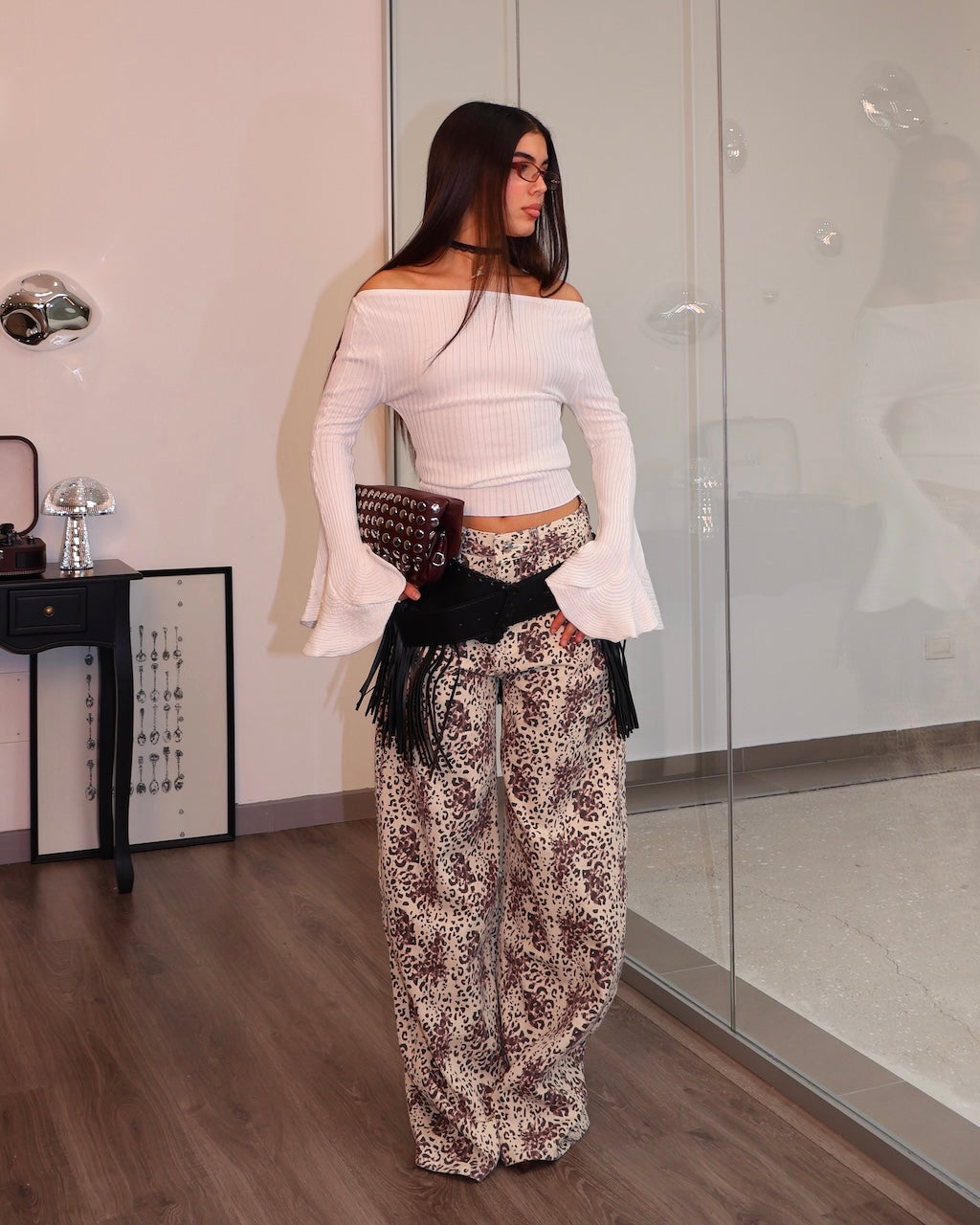 MAGLIA MANICA SVASATA