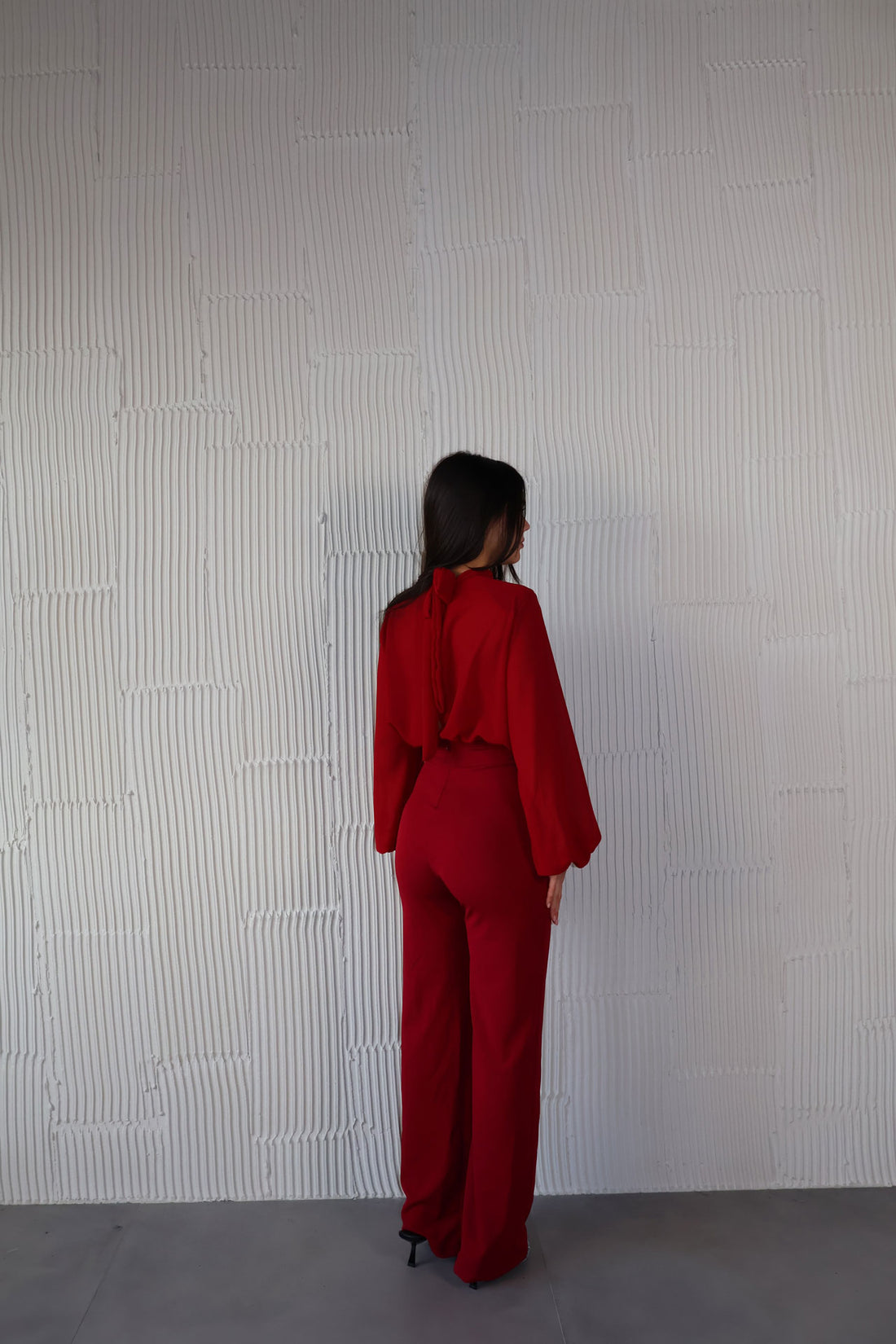 JUMPSUIT CATRINE RED