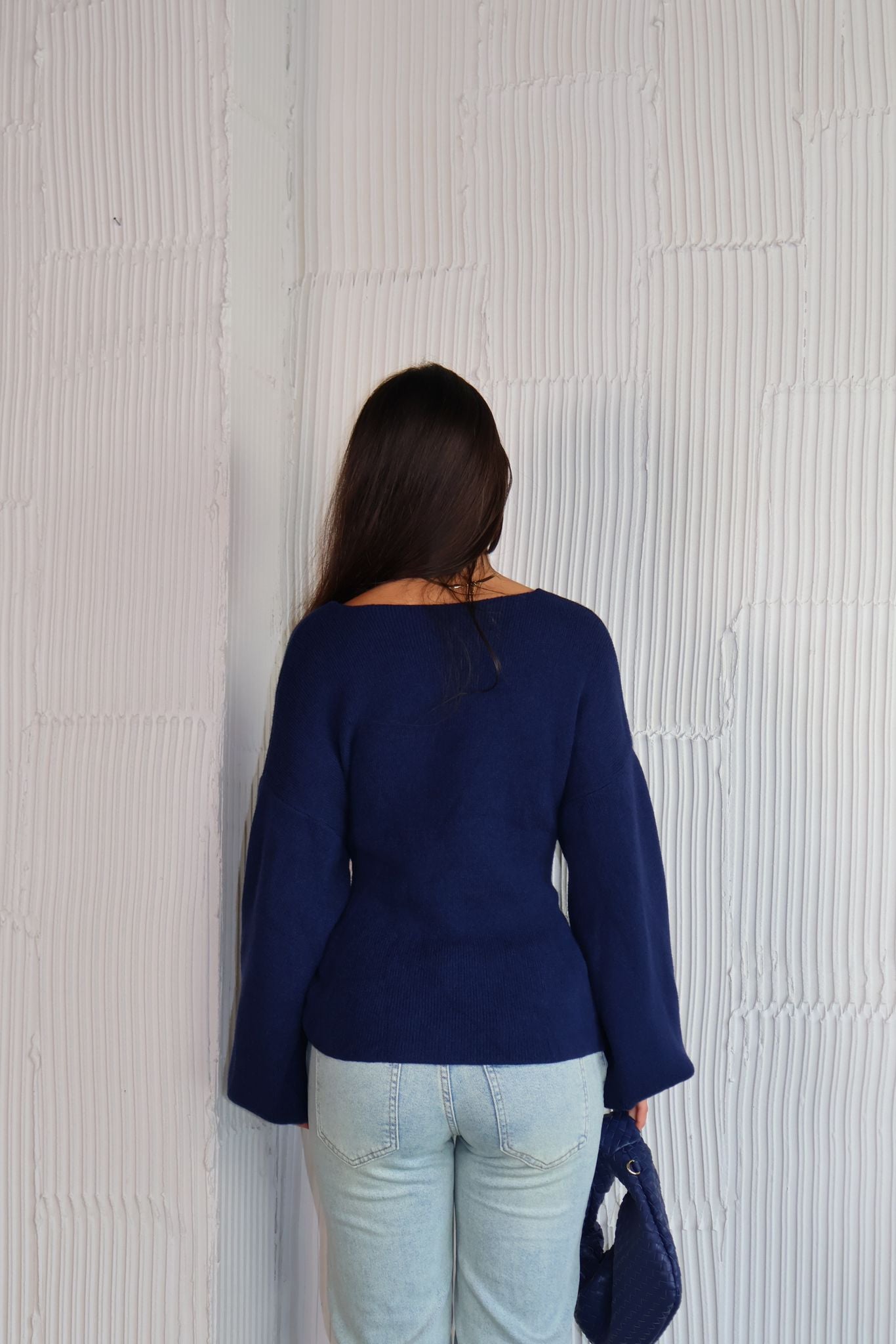 CARDIGAN KOREAN BLU