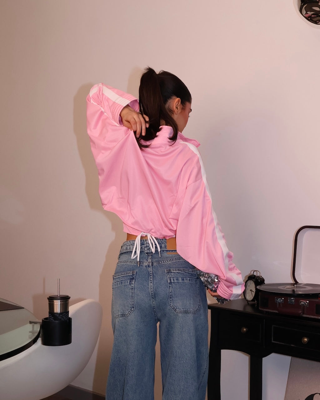 FELPA BENE O MALE ROSA