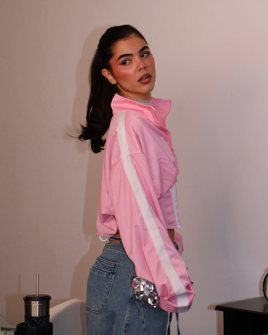 FELPA BENE O MALE ROSA